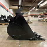 24" Trenching Bucket for John Deere 2-4 Ton Mini Excavators